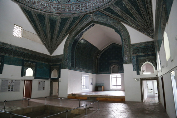 Interior of ceramics museum in Konya