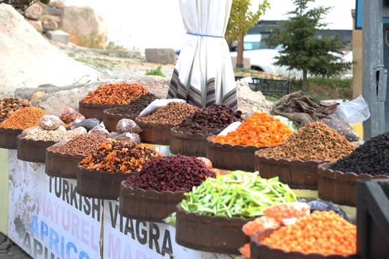 Dried fruits stall