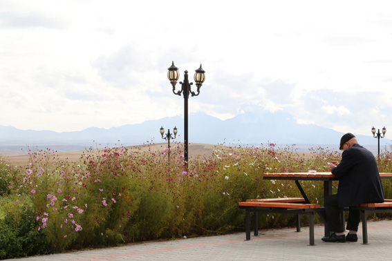 View from caravanseri near Konya