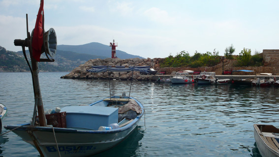 Fishing boats in Kalkan harbour