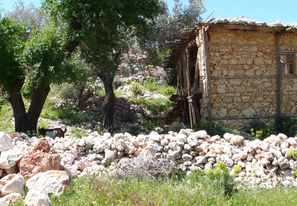 Rustic Turkish stone hut